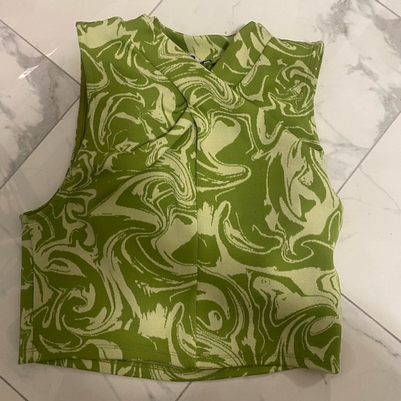 Zara jacquard wrap top - Picture 1 of 3